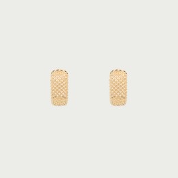 Gold-Plated Mesh Hoop...