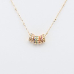 Élégant Collier Plaqué Or...